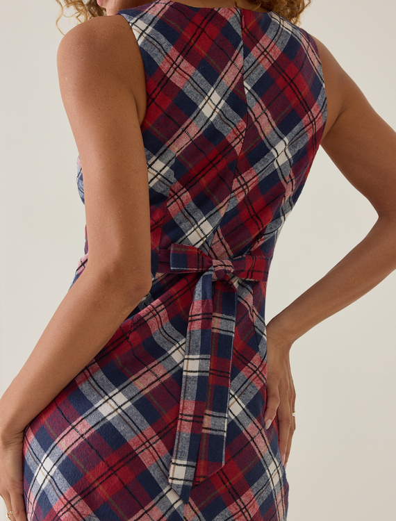 Ruby Plaid Romper Detail 6 - Altar'd State