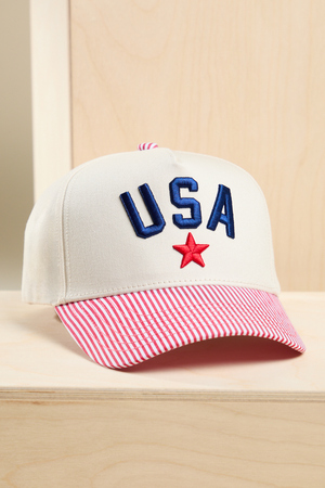 USA Striped Trucker Hat - Altar'd State - 