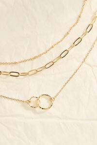 18K Gold Stella Layered Necklace Detail 2 - Altar'd State