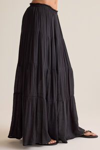 Tate Tiered Flowy Maxi Skirt Detail 3 - Altar'd State