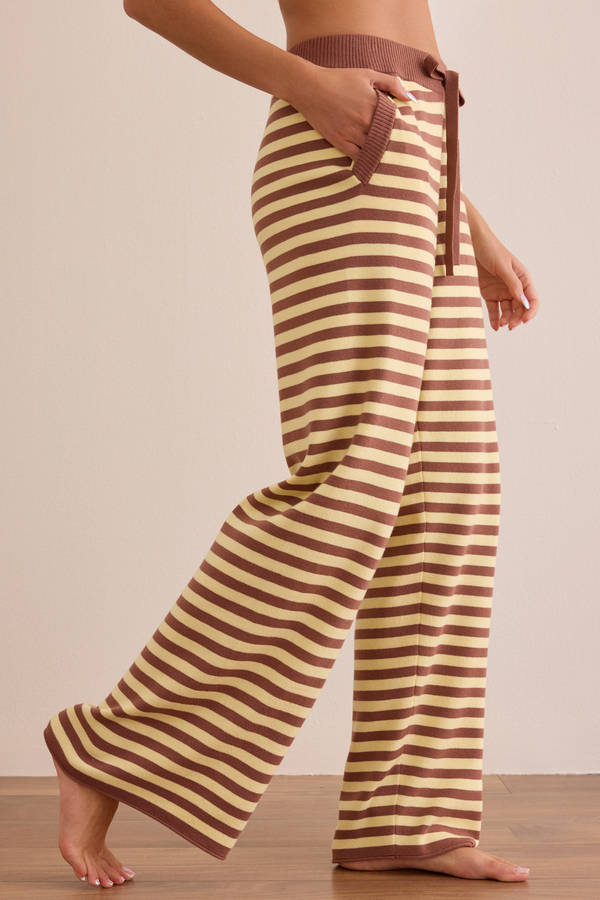 Flow Stripe Wide Leg Pant Detail 4 - Altar'd State