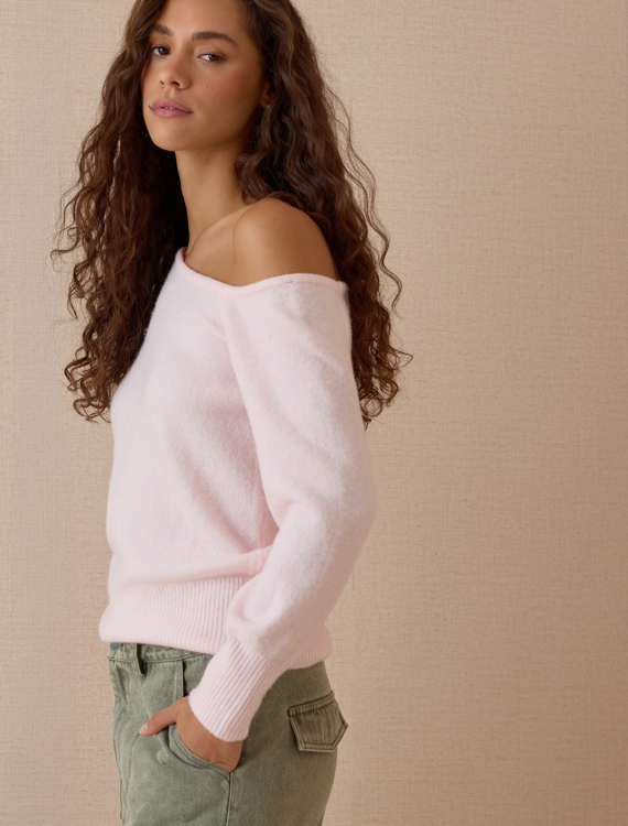 Lyra Asymmetrical Sweater Detail 5 - Altar'd State