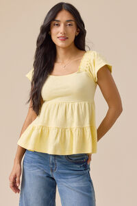 Leylani Tiered Babydoll Top Detail 2 - Altar'd State