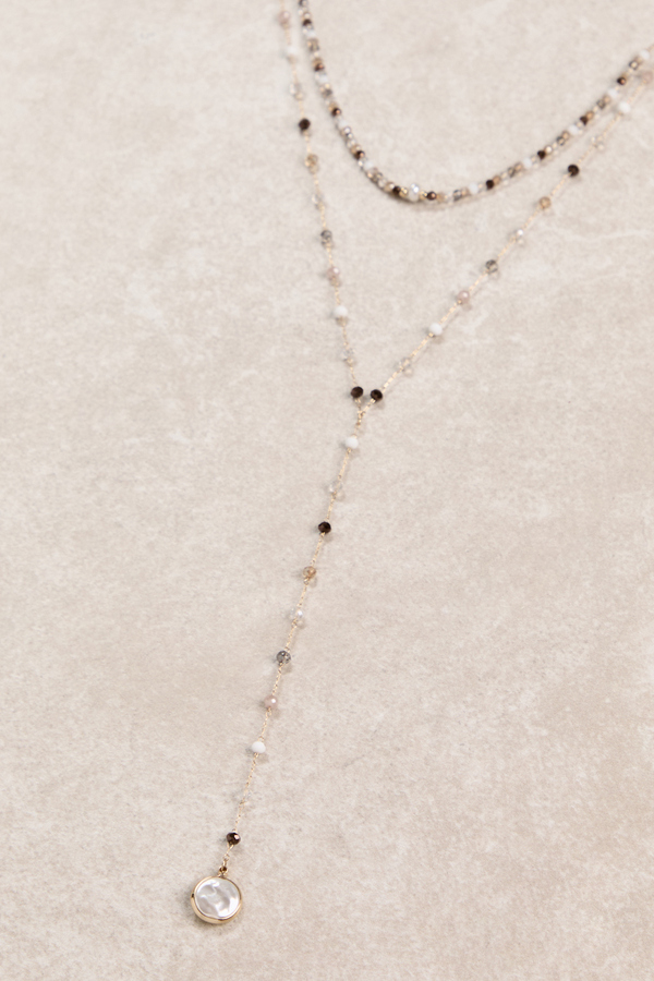 Sophie Glass Bead Necklace - Altar'd State