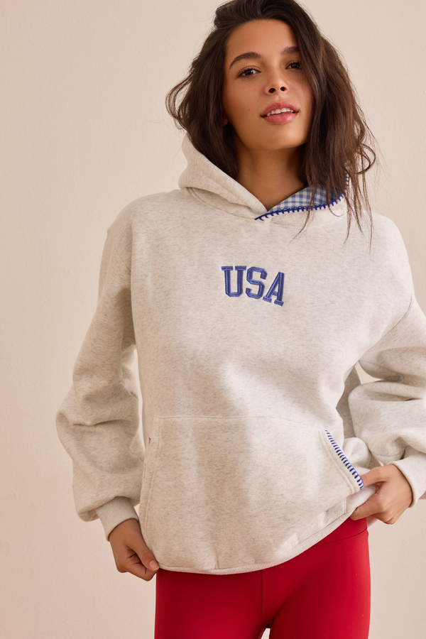 God Bless America Hoodie Detail 3 - Altar'd State