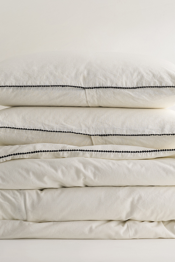Bianca Cotton Duvet Cover Detail 4 - Altar'd State