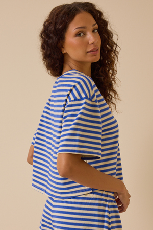 Nyra Stripe Relaxed Top - Altar'd State