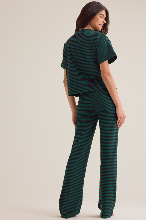 Alaya Stripe Lounge Top Detail 5 - Altar'd State