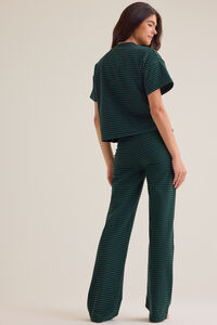 Alaya Stripe Lounge Top Detail 5 - Altar'd State