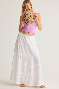Gillian Tiered Maxi Skirt Detail 5 - Altar'd State
