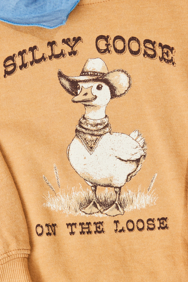 Silly Goose on the Loose Graphic Sweatshirt Detail 3 - Altar'd State