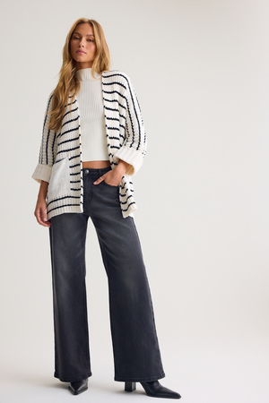Georgie Chenille Slouch Cardigan - Altar'd State - 