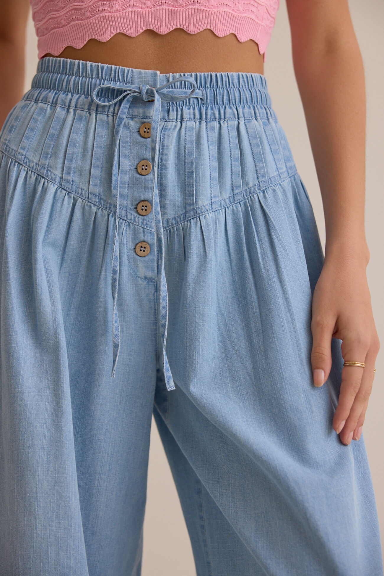 Hollis Smocked Pant