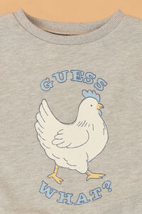 Guess What Graphic Sweatshirt Detail 4 - Altar'd State