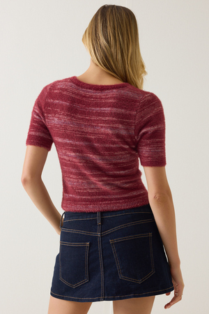 Scout Multi Stripe Marled Sweater - Altar'd State