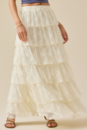Danny Lace Maxi Skirt - Altar'd State - 