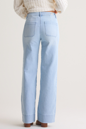 Cleo Stripe Front Pocket Jeans - Altar'd State - 
