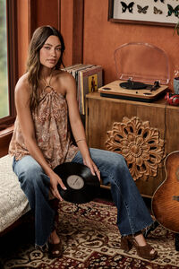 Collins Beaded Neck Halter - Altar'd State