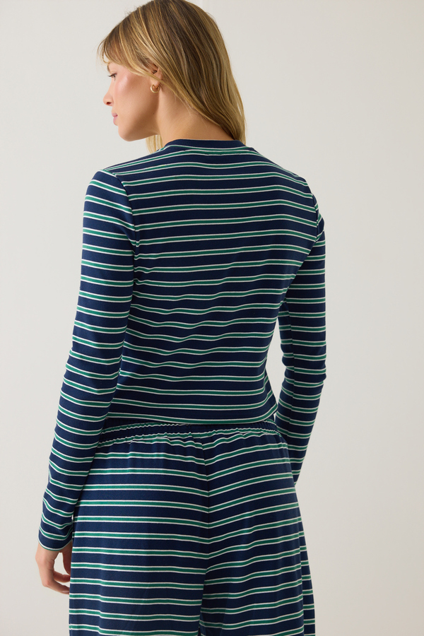 Santorini Striped Knit Top Detail 5 - Altar'd State