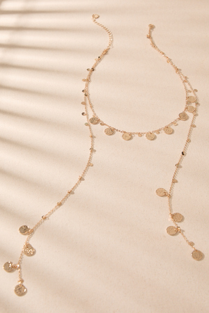 Coin Dangle Necklace - Altar'd State - 