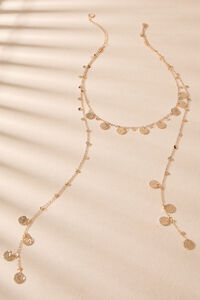 Coin Dangle Necklace Detail 2 - Altar'd State