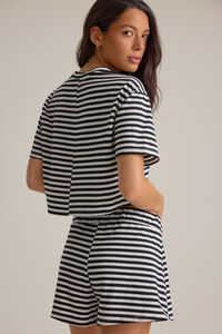 Nyra Stripe Relaxed Top Detail 5 - Altar'd State