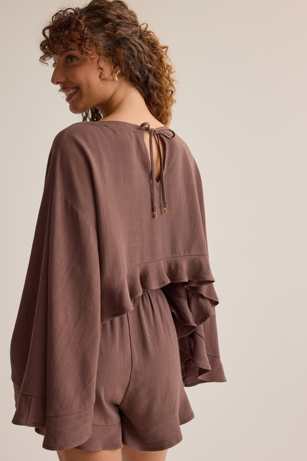 Kayleigh Flowy Top Detail 4 - Altar'd State