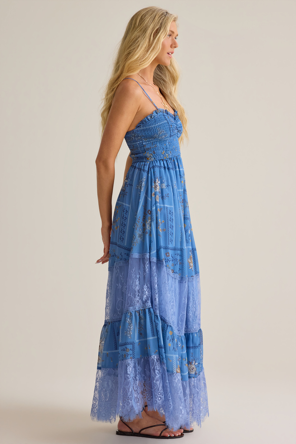 Edith Floral Maxi Dress Detail 4 - Altar'd State