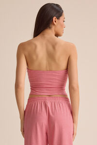 Bethanie Stripe Tube Top Detail 5 - Altar'd State
