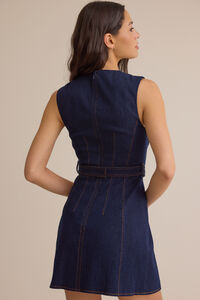 Jenny Denim Mini Dress Detail 4 - Altar'd State