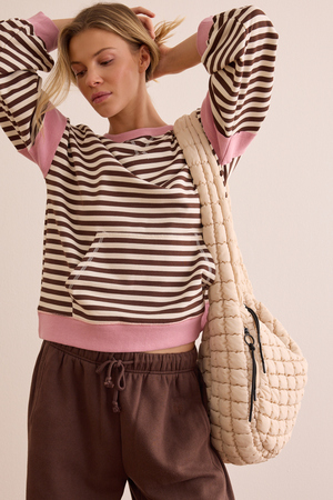 Go-To Stripe Pullover - Altar'd State