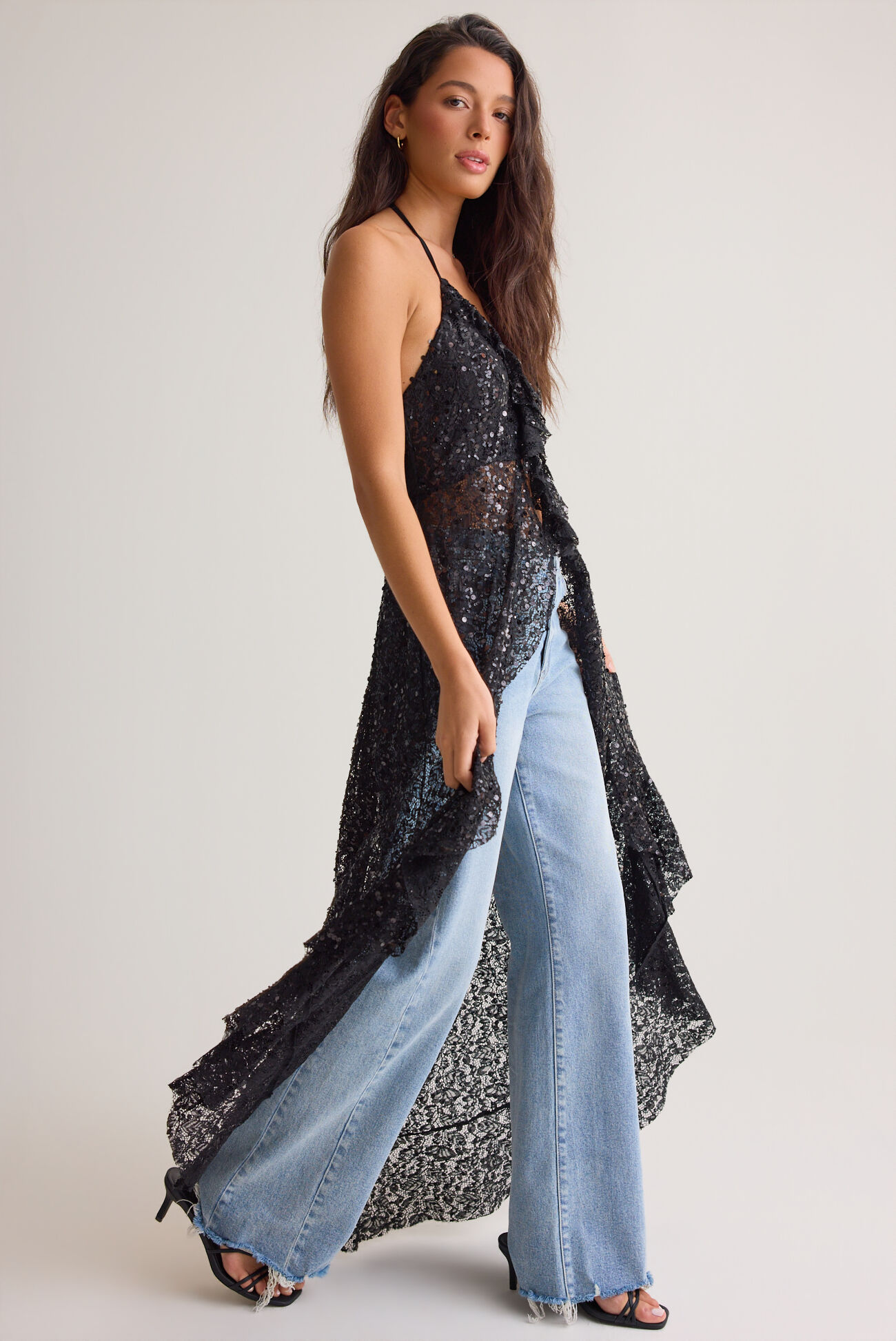 Veronica Sequins Kimono
