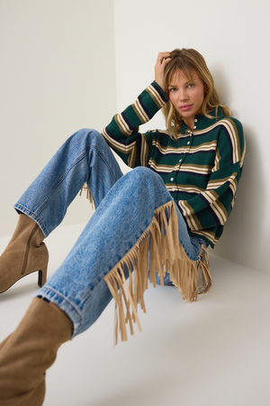 Emi Stripe Cardigan - Altar'd State