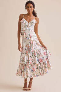 Santiana Floral Maxi Dress - Altar'd State