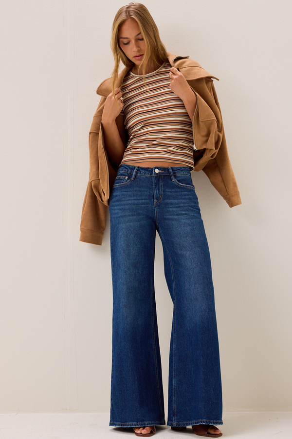 Olivia Wide Leg Jean - Altar'd State