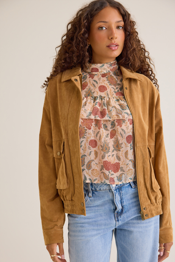 Ari Geniune Suede Jacket - Altar'd State