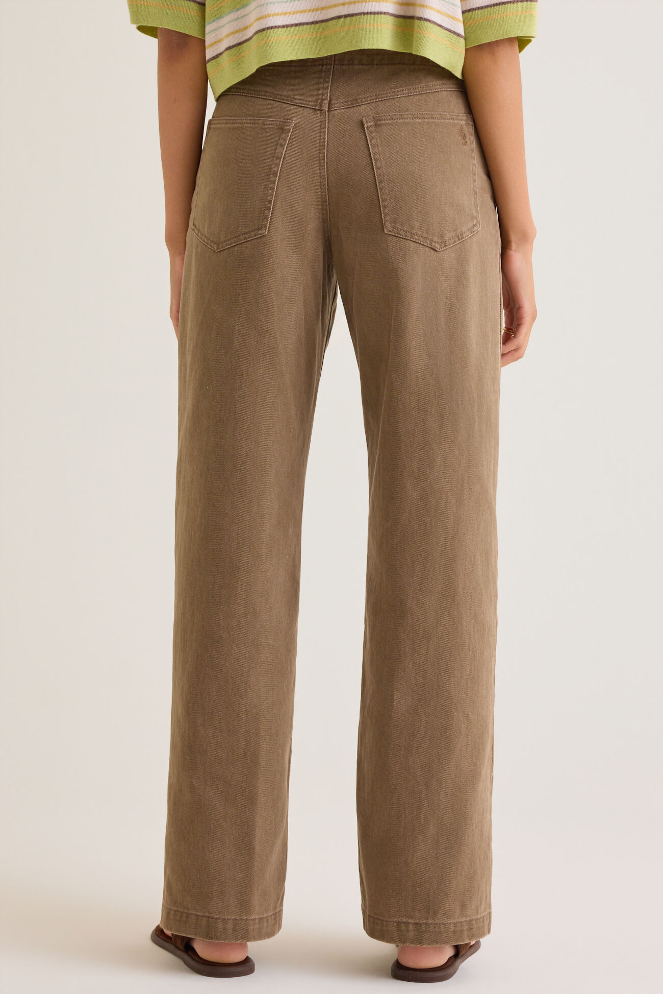 Lynn Tie Waist Low-Rise Jean
