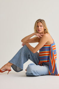 Aly Striped Tank Top Detail 6 - Altar'd State