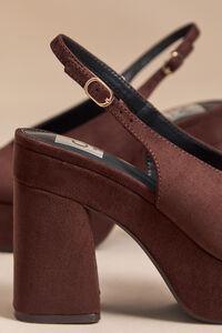 Wildan Suede Open Toe Heels Detail 2 - Altar'd State