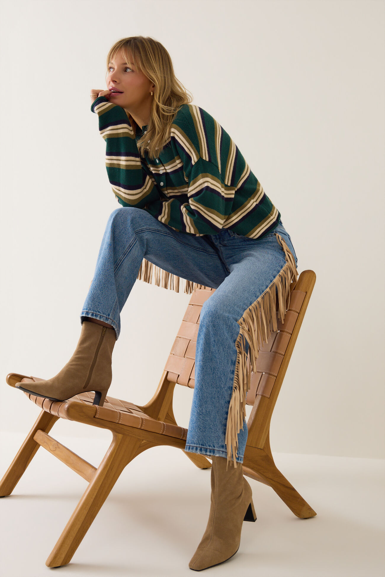 Emi Stripe Cardigan