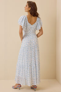 Serena Floral Maxi Dress Detail 6 - Altar'd State