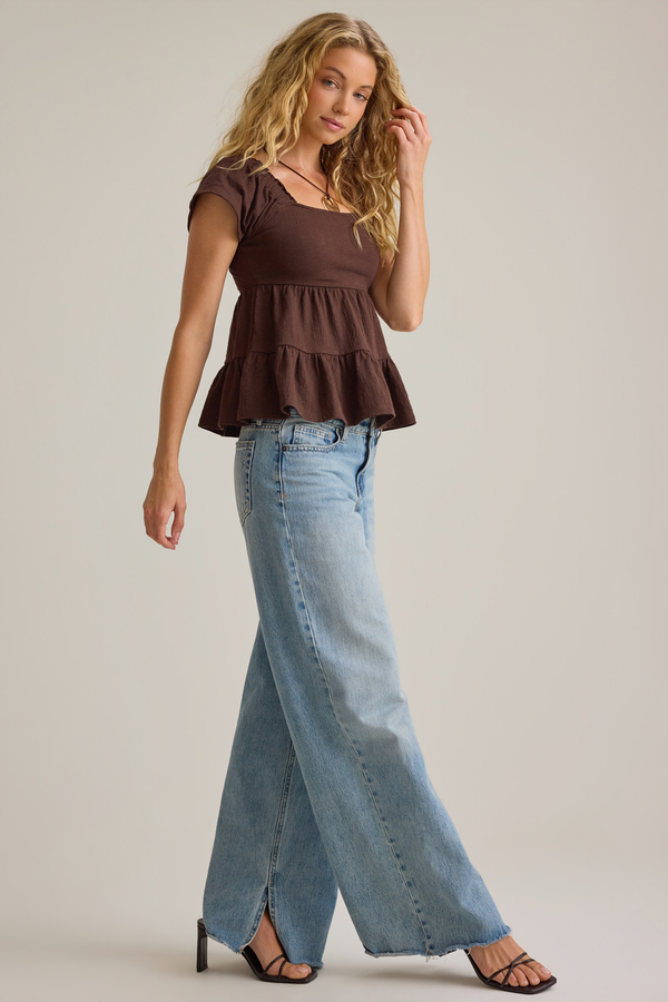 Leylani Tiered Babydoll Top Detail 3 - Altar'd State