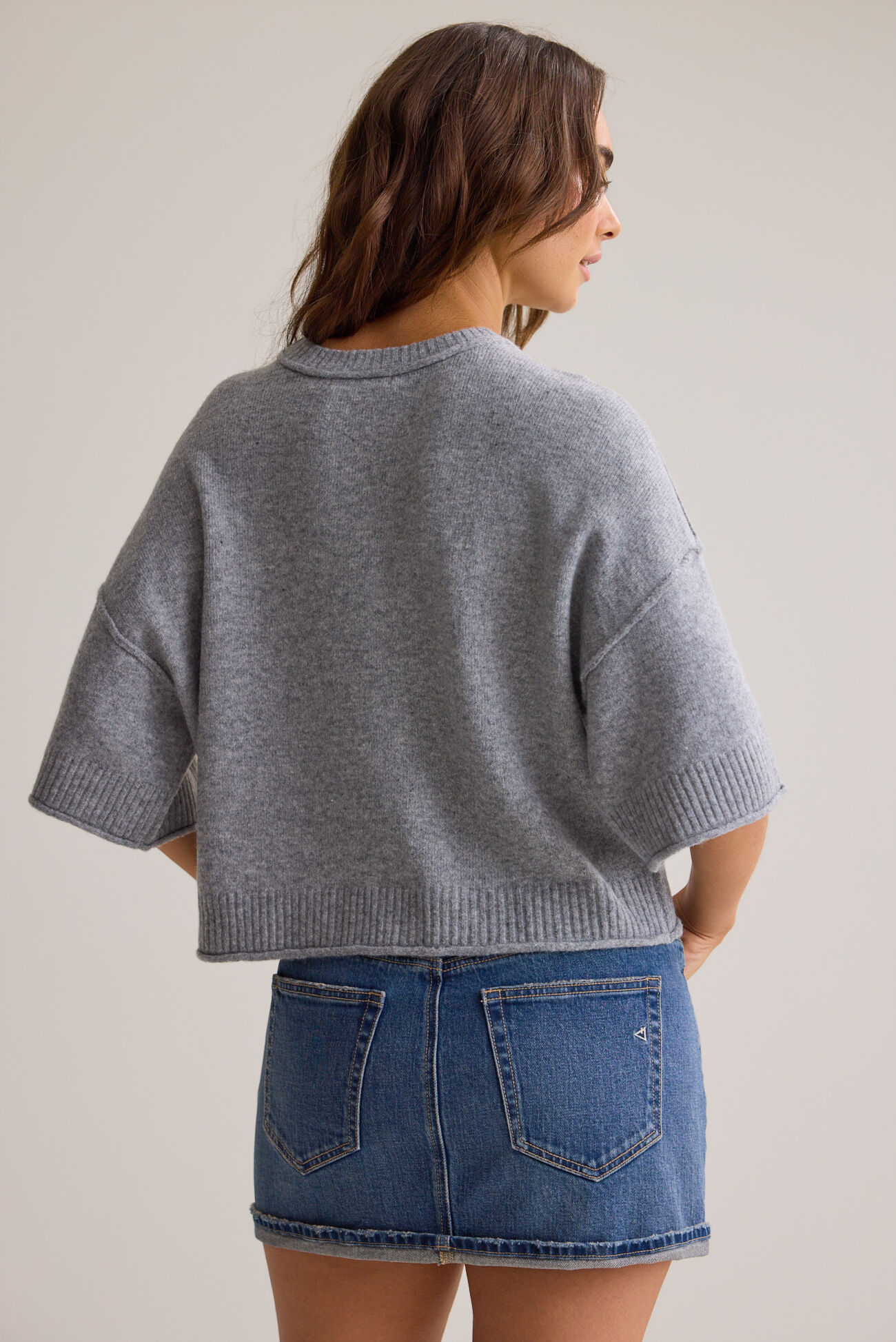 Hanna Boxy Crewneck Sweater