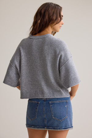 Hanna Boxy Crewneck Sweater - Altar'd State