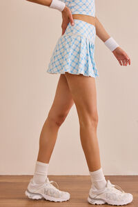 Backspin Plaid Active Skort Detail 4 - Altar'd State