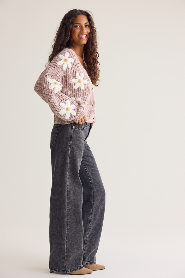 Soraya Daisy-Knit Sweater Detail 2 - Altar'd State