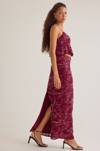 Trinity Beaded Maxi Skirt Detail 5 - Altar'd State