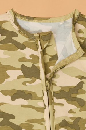 Hunter Camo Long Sleeve Footie - Altar'd State - 