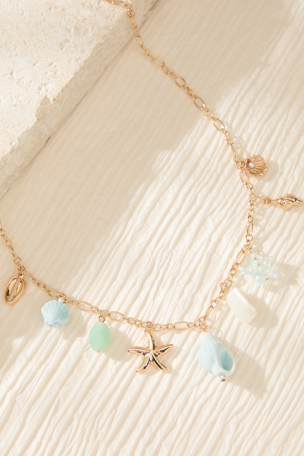 Ocean Charm Necklace - Altar'd State