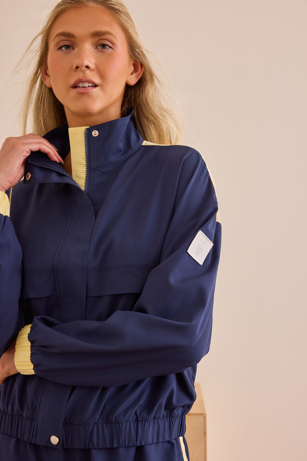 Stride Color Block Full Zip Detail 4 - Altar'd State